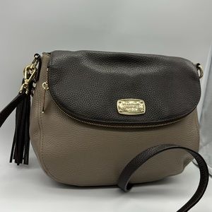 Michael Kors color block leather crossbody bag